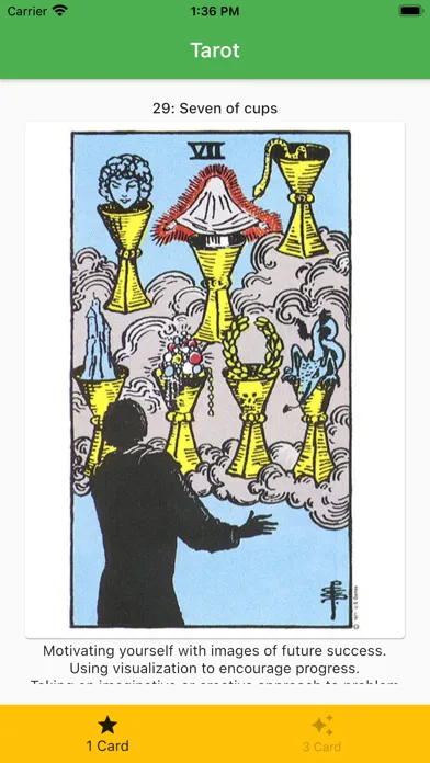 My AI Tarot Screenshots